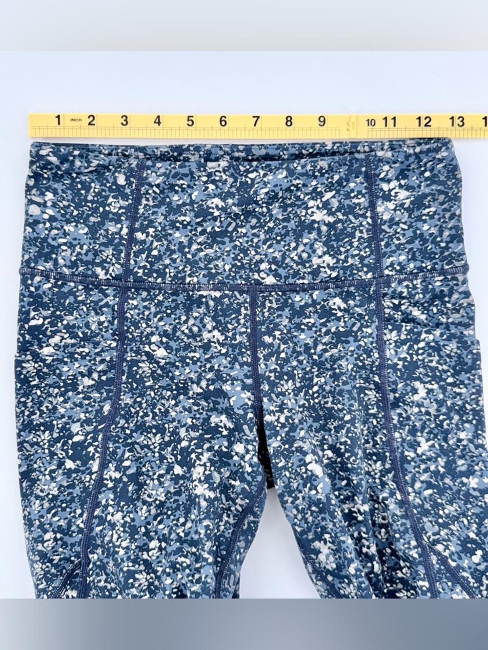 Athleta Leggings Small Blue High Rise Pocket Workout Yoga Pants Athleisure - Picture 8 of 9
